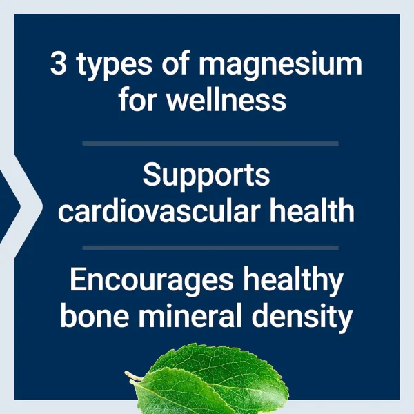 Magnesium Caps 500 mg – Triple-Form Support for Heart, Bone & Brain Health - Image 4