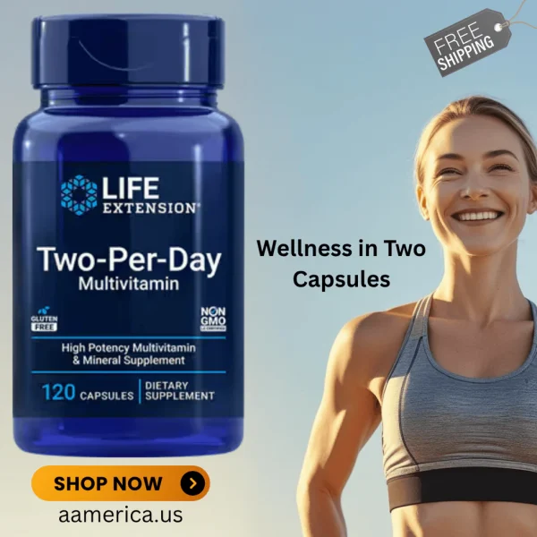 Two‑Per‑Day Multivitamin – Life Extension 120 Caps - Image 2