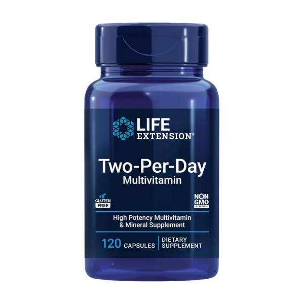 Two‑Per‑Day Multivitamin – Life Extension 120 Caps